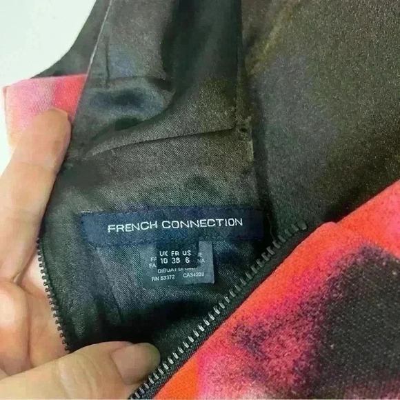 French Connection Multicolor Mini short party Cocktail Dress  Size 6 - Picture 2 of 9